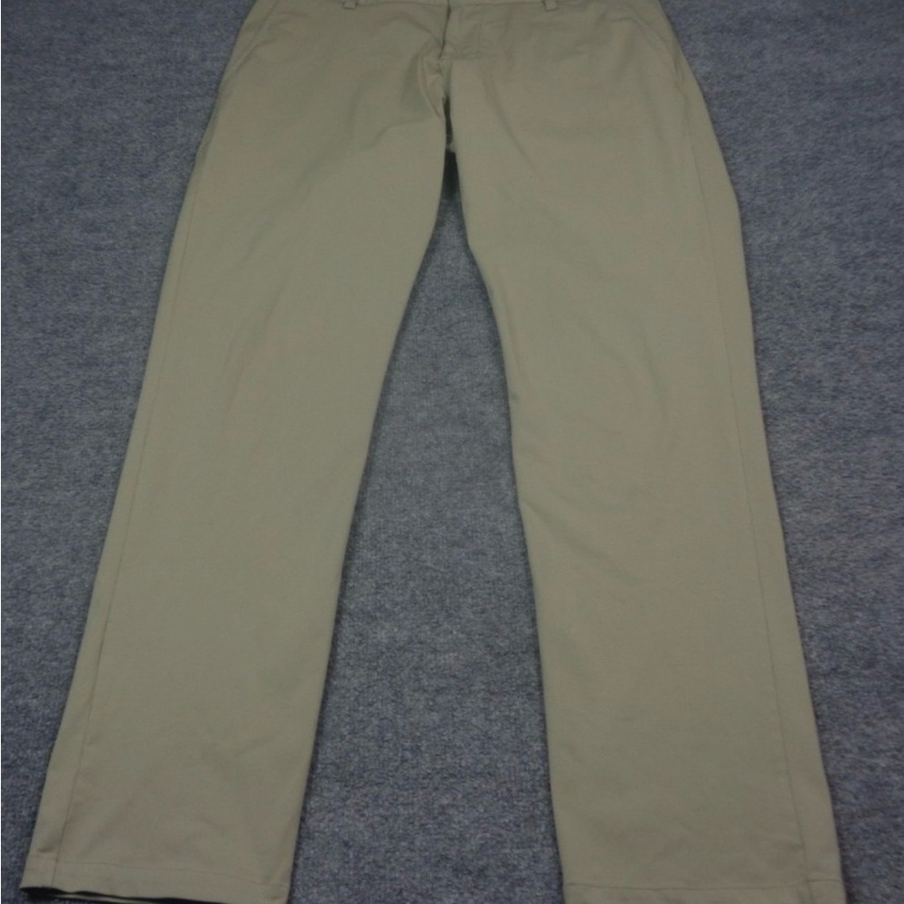 Rhone Commuter Pants Men's 36x32 Khaki Slim Fit Performance Stretch